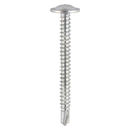 TIMCO Screws 4.8 x 100 TIMCO Baypole Screws Wafer Flange PH Self-Drilling Point Zinc