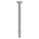 TIMCO Screws 4.8 x 38 / 200 TIMCO Self-Drilling Wing-Tip Steel to Timber Light Section A2 Stainless Steel Bi-Metal Screws