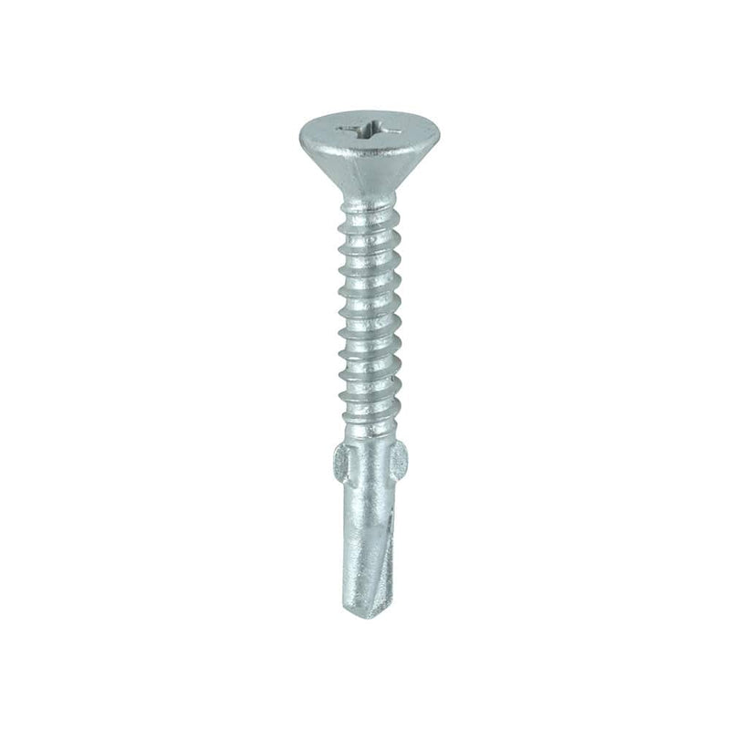 TIMCO Screws 4.8 x 38 / 200 TIMCO Self-Drilling Wing-Tip Steel to Timber Light Section Exterior Silver Screws