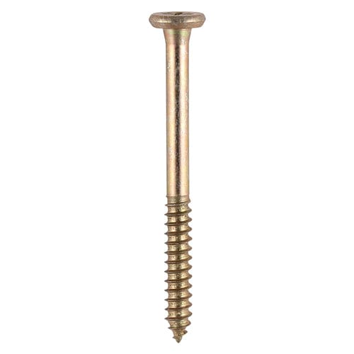 Timco Element Screws Shallow Pan Countersunk Ph Self-Tapping Thread Ab Point Yellow - Pack Qty - 200 Pcs