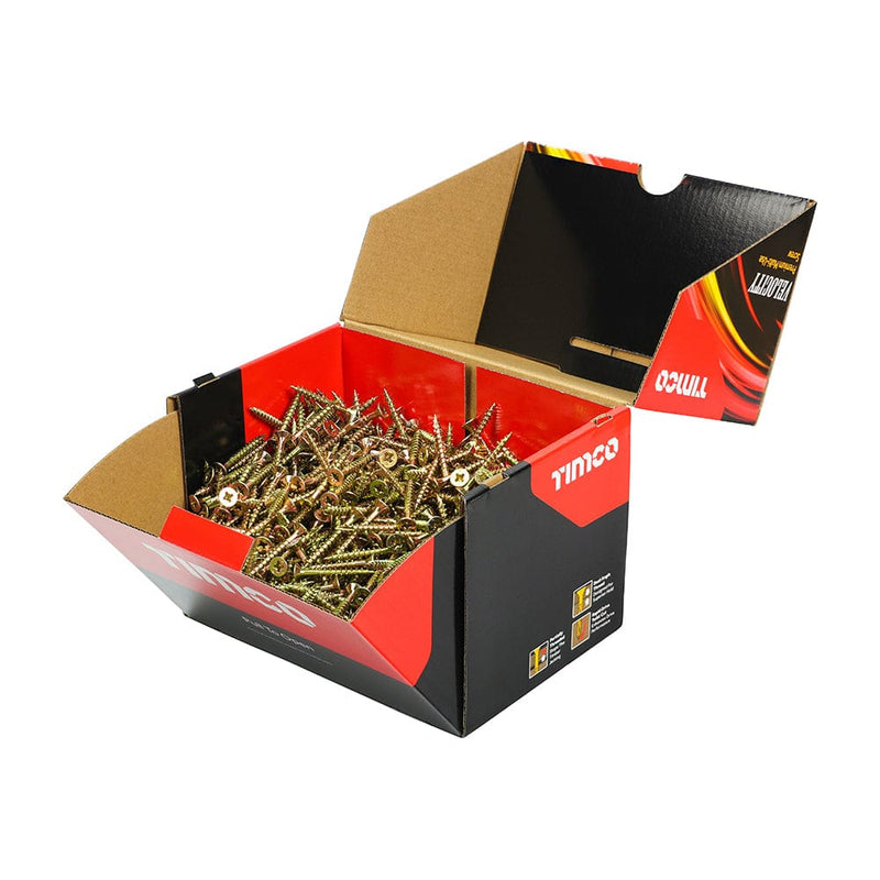 TIMCO Screws 5.0 x 40 TIMCO Velocity Premium Multi-Use Countersunk Gold Woodscrews - Industry Packs