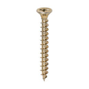 TIMCO Screws 5.0 x 45 / 200 TIMCO Solo Countersunk Gold Woodscrews