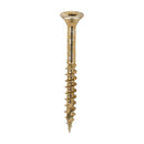 TIMCO Screws 5.0 x 50 / 200 / Box TIMCO C2 Clamp-Fix Multi-Purpose Premium Countersunk Gold Woodscrews