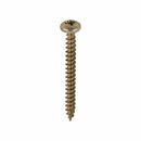 TIMCO Screws 5.0 x 50 TIMCO Classic Multi-Purpose Pan Head Gold Woodscrews