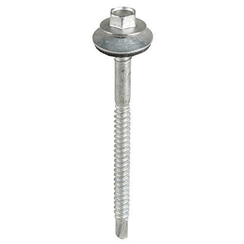 TIMCO Screws 5.5/6.3 x 100 TIMCO Self-Drilling Light Section Composite Panel A2 Stainless Steel Bi-Metal Screws with EPDM Washer