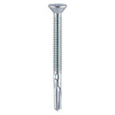 TIMCO Screws 5.5 x 100 / 100 TIMCO Self-Drilling Wing-Tip Steel to Timber Heavy Section Silver Screws