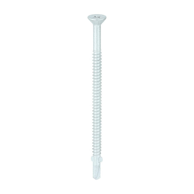 TIMCO Screws 5.5 x 100 / 100 TIMCO Self-Drilling Wing-Tip Steel to Timber Light Section Exterior Silver Screws