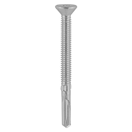 TIMCO Screws 5.5 x 120 / 100 TIMCO Self-Drilling Wing-Tip Steel to Timber Heavy Section A2 Stainless Steel Bi-Metal Screws