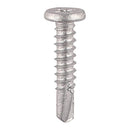 TIMCO Screws 5.5 x 19 TIMCO Self-Drilling Metal Framing Low Profile Pancake Head Exterior Silver Screws