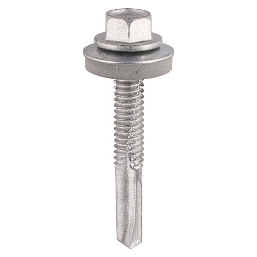TIMCO Screws 5.5 x 38 TIMCO Self-Drilling Heavy Section A2 Stainless Steel Bi-Metal Screws with EPDM Washer