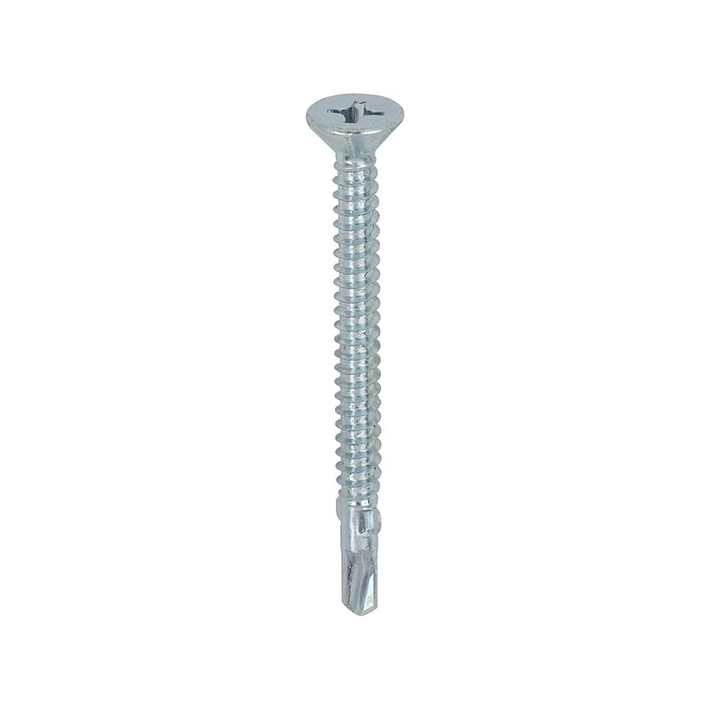 Timco Self-Drilling Wing-Tip Steel To Timber Light Section Silver Scre