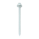 TIMCO Screws 6.3 x 100 TIMCO Slash Point Sheet Metal to Timber Screws Exterior Silver with EPDM Washer