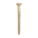 TIMCO Screws 6 x 1 1/2 / 200 TIMCO Solid Brass Countersunk Woodscrews