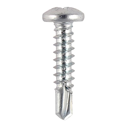 TIMCO Screws 6 x 1 TIMCO Self-Drilling Metal Framing Pan Head Silver Screws