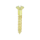 TIMCO Screws 6 x 1 TIMCO Solid Brass Round Head Woodscrews
