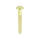 TIMCO Screws 6 x 1 TIMCO Solid Brass Round Head Woodscrews