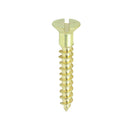 TIMCO Screws 7 x 1 / 200 TIMCO Solid Brass Countersunk Woodscrews