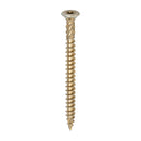 TIMCO Screws 8.0 x 100 / 100 TIMCO C2 Clamp-Fix Multi-Purpose Premium Countersunk Gold Woodscrews