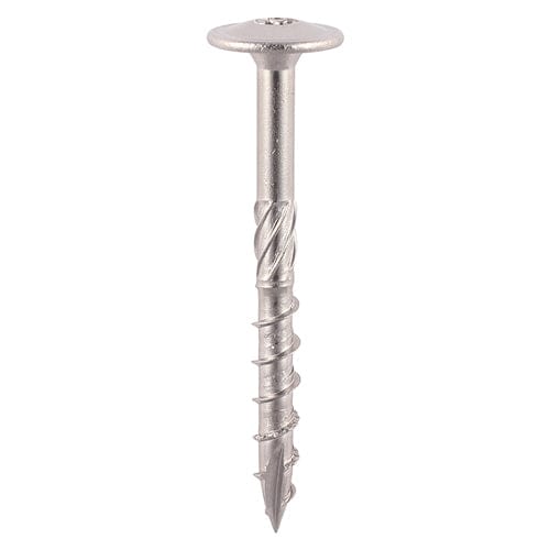 TIMCO Screws 8.0 x 100 TIMCO Wafer Head A2 Stainless Steel Timber Screws