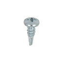 TIMCO Screws 8 x 1/2 TIMCO Self-Drilling Metal Framing Pan Head Silver Screws