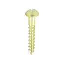 TIMCO Screws 8 x 1 TIMCO Solid Brass Round Head Woodscrews