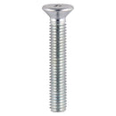TIMCO Screws M5 x 20 TIMCO Machine Screws Countersunk PH Metric Thread B Point Zinc