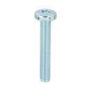 TIMCO Screws M5 x 30 TIMCO Machine Pan Head Silver Screws