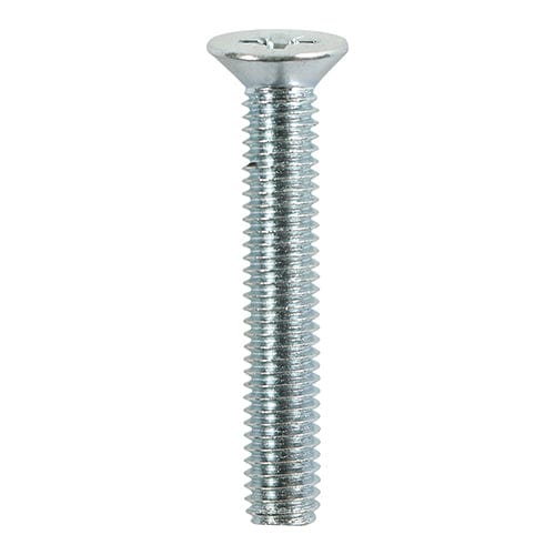 TIMCO Screws M6 x 10 TIMCO Machine Countersunk Silver Screws