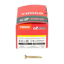 TIMCO Screws TIMCO C2 Clamp-Fix Multi-Purpose Premium Countersunk Gold Woodscrews