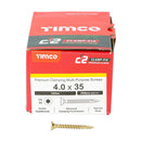 TIMCO Screws TIMCO C2 Clamp-Fix Multi-Purpose Premium Countersunk Gold Woodscrews