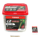 TIMCO Screws TIMCO C2 Clamp-Fix Multi-Purpose Premium Countersunk Gold Woodscrews
