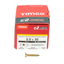 TIMCO Screws TIMCO C2 Clamp-Fix Multi-Purpose Premium Countersunk Gold Woodscrews