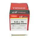TIMCO Screws TIMCO C2 Clamp-Fix Multi-Purpose Premium Countersunk Gold Woodscrews