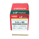 TIMCO Screws TIMCO C2 Clamp-Fix Multi-Purpose Premium Countersunk Gold Woodscrews