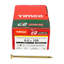 TIMCO Screws TIMCO C2 Clamp-Fix Multi-Purpose Premium Countersunk Gold Woodscrews