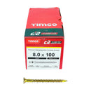 TIMCO Screws TIMCO C2 Clamp-Fix Multi-Purpose Premium Countersunk Gold Woodscrews