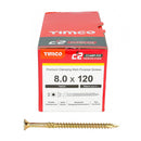 TIMCO Screws TIMCO C2 Clamp-Fix Multi-Purpose Premium Countersunk Gold Woodscrews