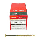 TIMCO Screws TIMCO C2 Clamp-Fix Multi-Purpose Premium Countersunk Gold Woodscrews