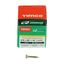 TIMCO Screws TIMCO C2 Strong-Fix Multi-Purpose Premium Countersunk Gold Woodscrews