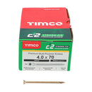 TIMCO Screws TIMCO C2 Strong-Fix Multi-Purpose Premium Countersunk Gold Woodscrews