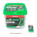 TIMCO Screws TIMCO C2 Strong-Fix Multi-Purpose Premium Countersunk Gold Woodscrews