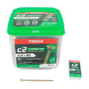 TIMCO Screws TIMCO C2 Strong-Fix Multi-Purpose Premium Countersunk Gold Woodscrews