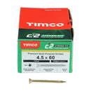TIMCO Screws TIMCO C2 Strong-Fix Multi-Purpose Premium Countersunk Gold Woodscrews
