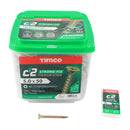 TIMCO Screws TIMCO C2 Strong-Fix Multi-Purpose Premium Countersunk Gold Woodscrews