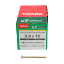 TIMCO Screws TIMCO C2 Strong-Fix Multi-Purpose Premium Countersunk Gold Woodscrews