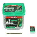 TIMCO Screws TIMCO C2 Strong-Fix Multi-Purpose Premium Countersunk Gold Woodscrews