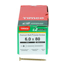 TIMCO Screws TIMCO C2 Strong-Fix Multi-Purpose Premium Countersunk Gold Woodscrews