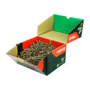 TIMCO Screws TIMCO C2 Strong-Fix Multi-Purpose Premium Countersunk Gold Woodscrews - Pack Qty - 1000 PCS