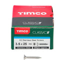 TIMCO Screws TIMCO Classic Multi-Purpose Countersunk A2 Stainless Steel Woodcrews