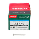 TIMCO Screws TIMCO Classic Multi-Purpose Countersunk A2 Stainless Steel Woodcrews